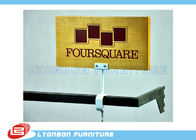 MDF ξύλινο CNC εμπορικό σήμα επίδειξης ΛΟΓΌΤΥΠΩΝ χάραξης για το λιανικό κατάστημα, UV ζωγραφική